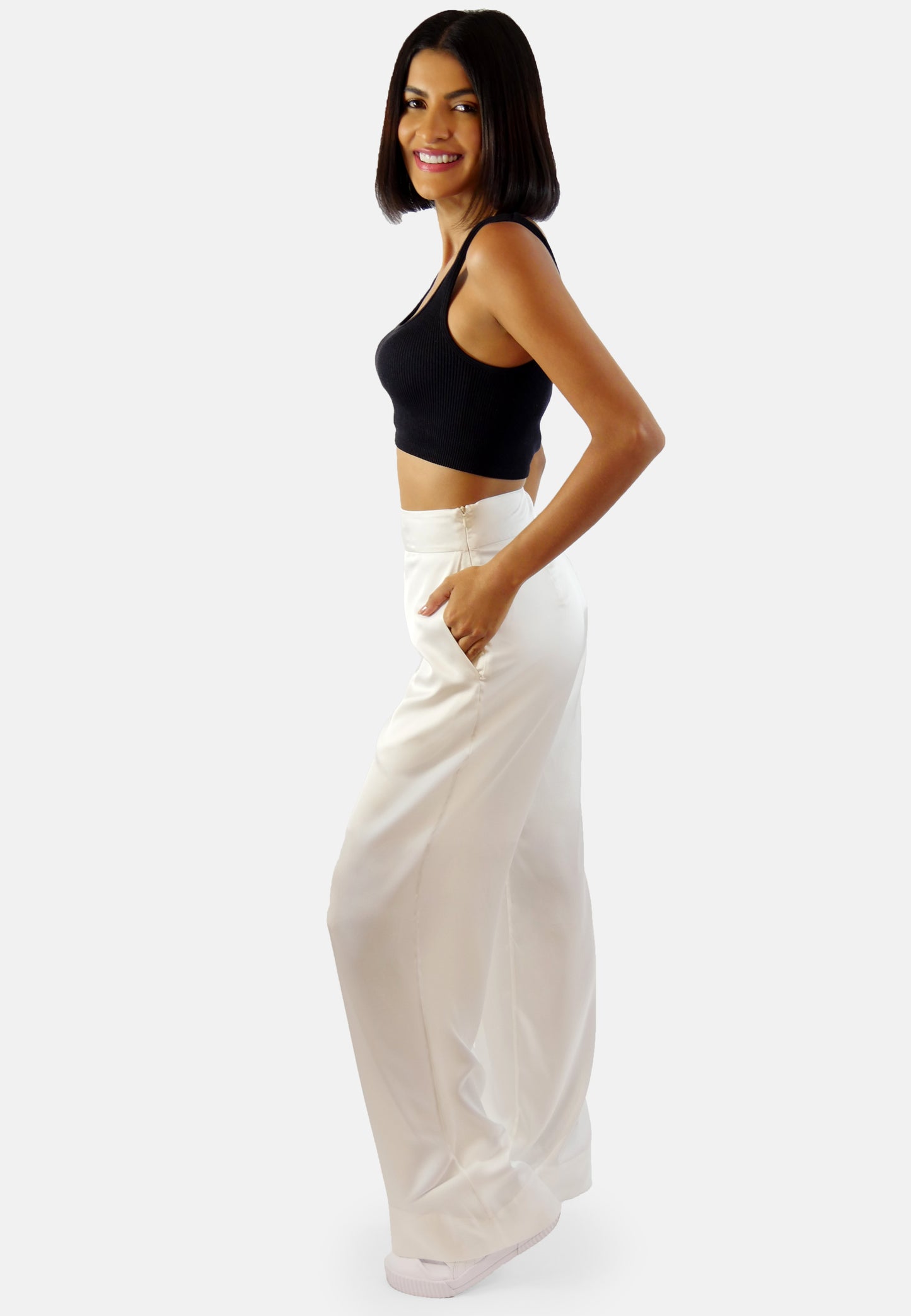 Hose Sustainable Fabric Claudia