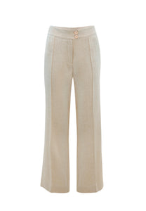 Hose aus Bio-Leinen Marlene