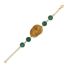 Laden Sie das Bild in den Galerie-Viewer, Armband Katrin Bio aus Golden Grass