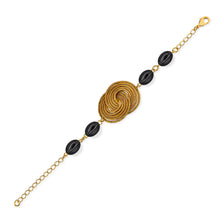 Laden Sie das Bild in den Galerie-Viewer, Armband Katrin Bio aus Golden Grass