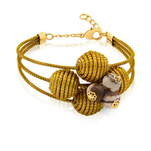 Laden Sie das Bild in den Galerie-Viewer, Armband Sophie  Bio aus Golden Grass