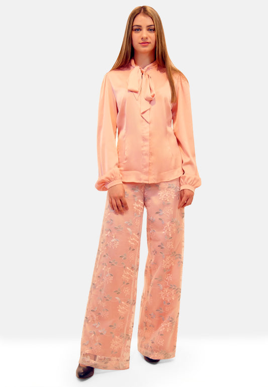 Hose Sustainable Fabric Blumen