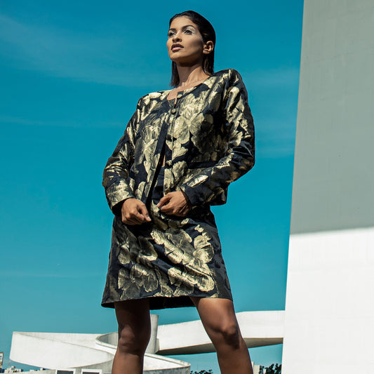 Jacke Brokat Sustainable Fabric Audrey